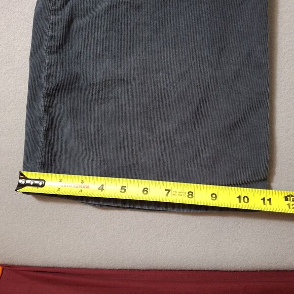 American Eagle Pants Womens 6 Gray Super Hi Rise Flare Corduroy Stretch Leg - Picture 4 of 11